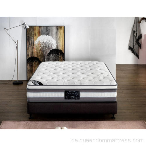 Queendom Luxury Memory Foam Tasche Spring Bett Matratze